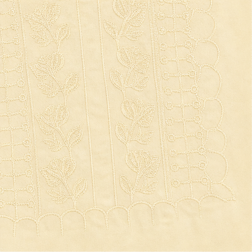 Wearbella – Embroidered V-Neck Lace Panel Blouse