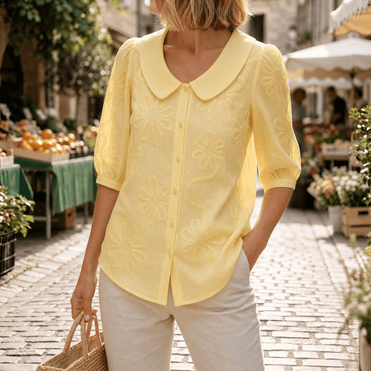 Florenne – Women's Retro Collar Blouse