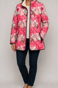 Wearbella – Floral Print Quilted Puffer Jacket