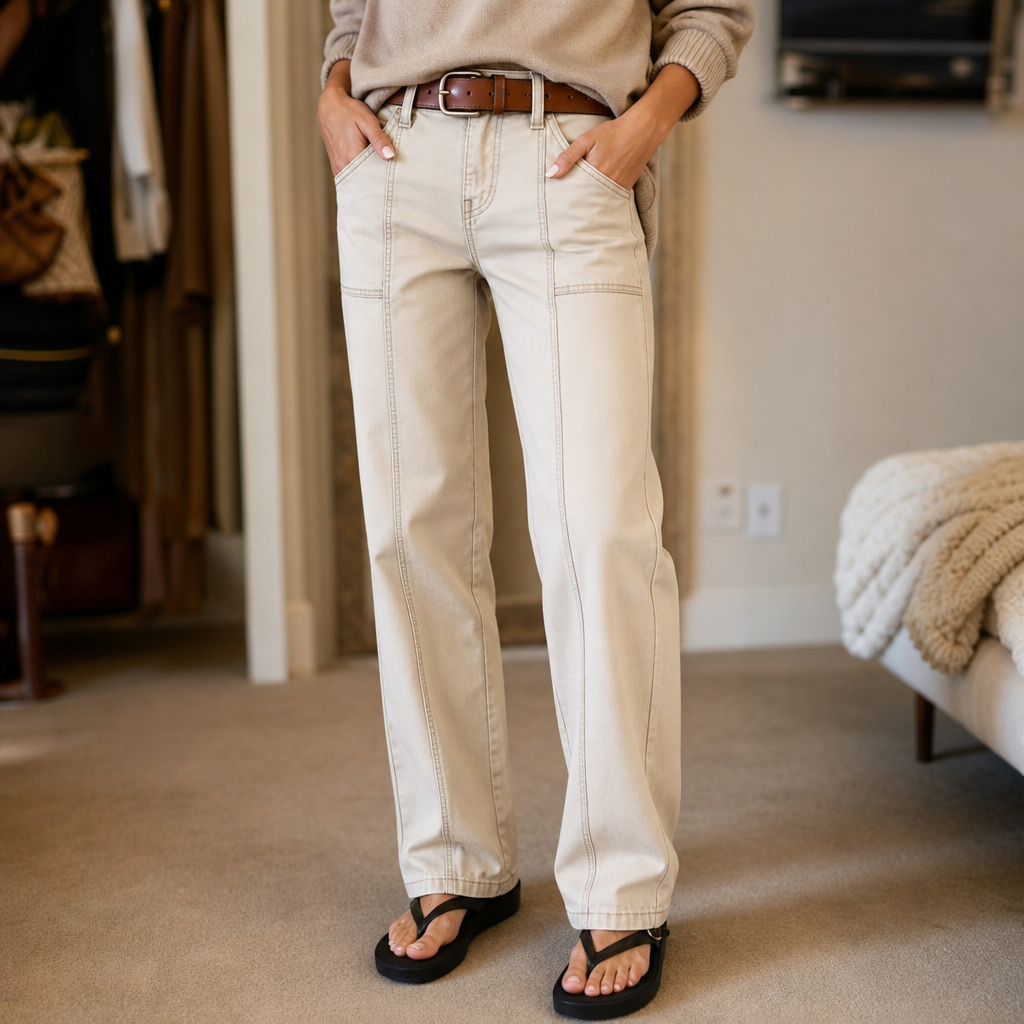 Lunelle – Straight-Leg Utility Trousers