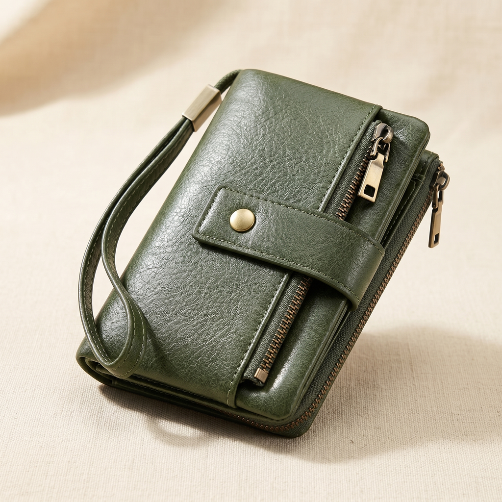 Veluna – Long Wallet with Phone Pocket and Wrist Strap