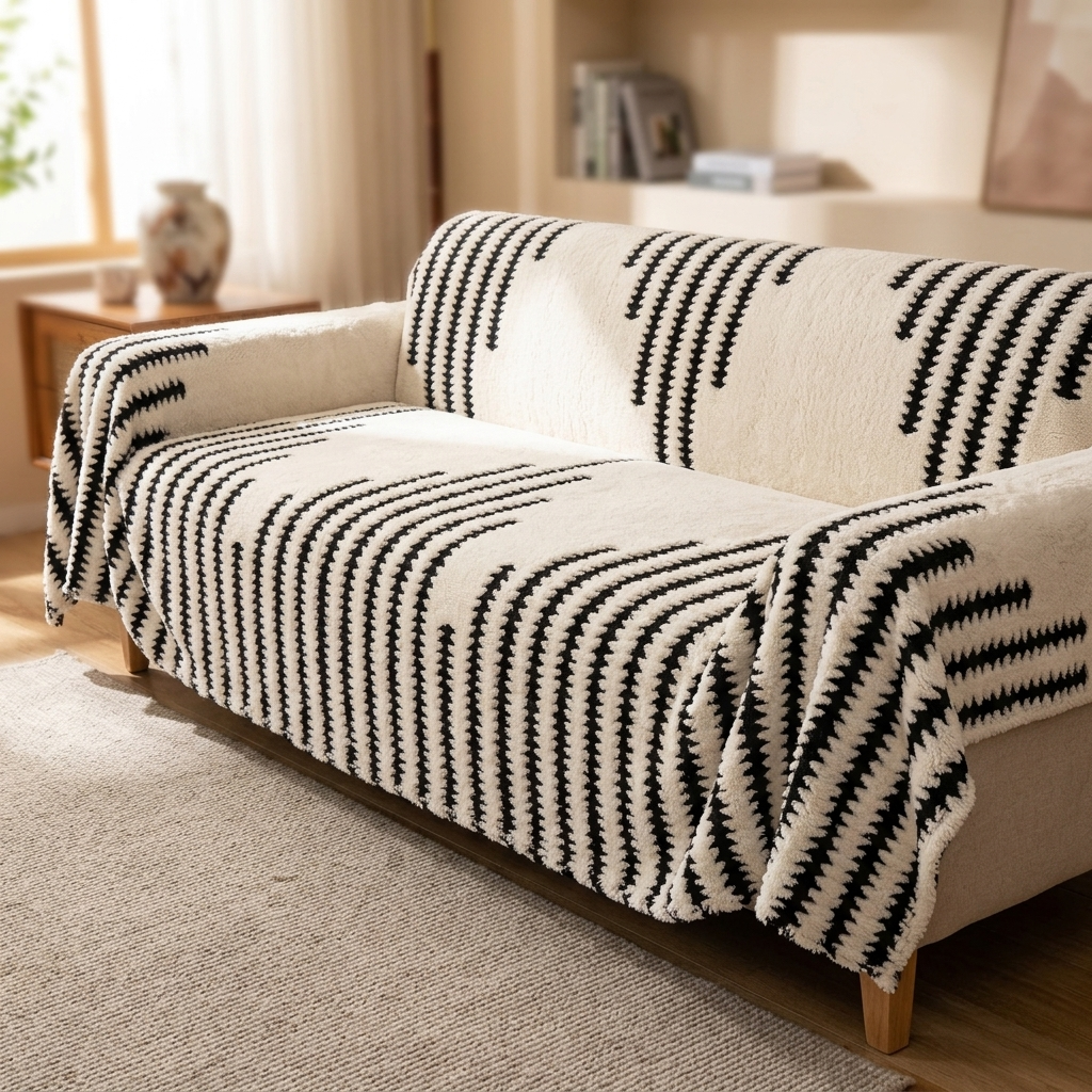 Velura - Non-Slip Plush Couch Cover