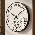Lateley – Funny Silent Wall Clock with Messy Numbers