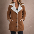 Suede-Finish Lapel Jacket