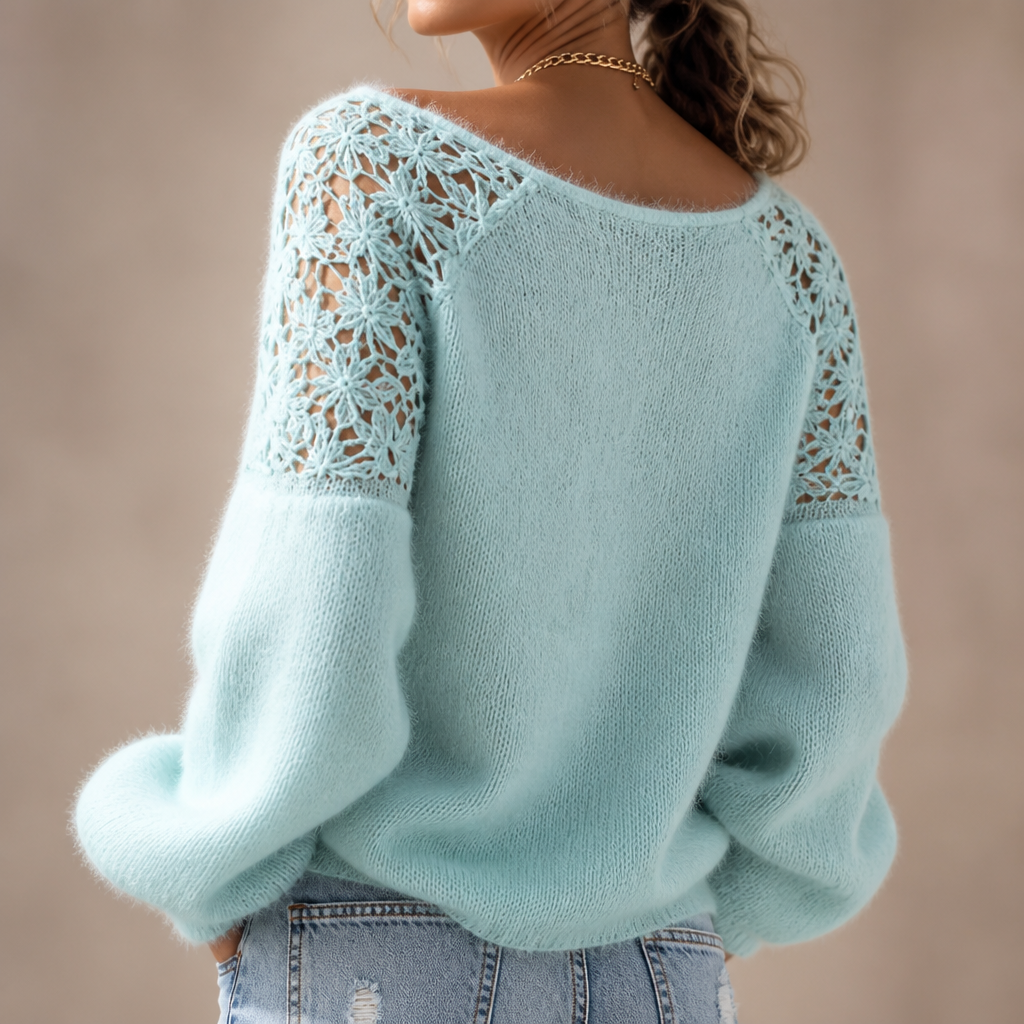 Wearbella – Lace-Knit Look Sweater That Looks Elevated, Not Plain