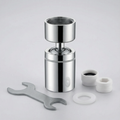 Flowtura - 360° swivel faucet aerator with dual spray (2-pack)