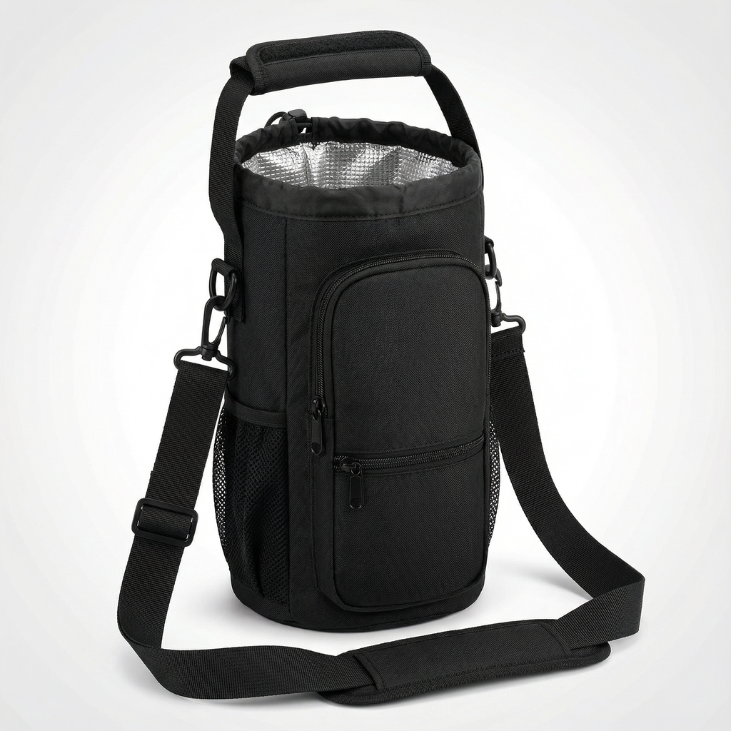 Carryvive – Insulated Water Bottle Carrier with Phone Pocket