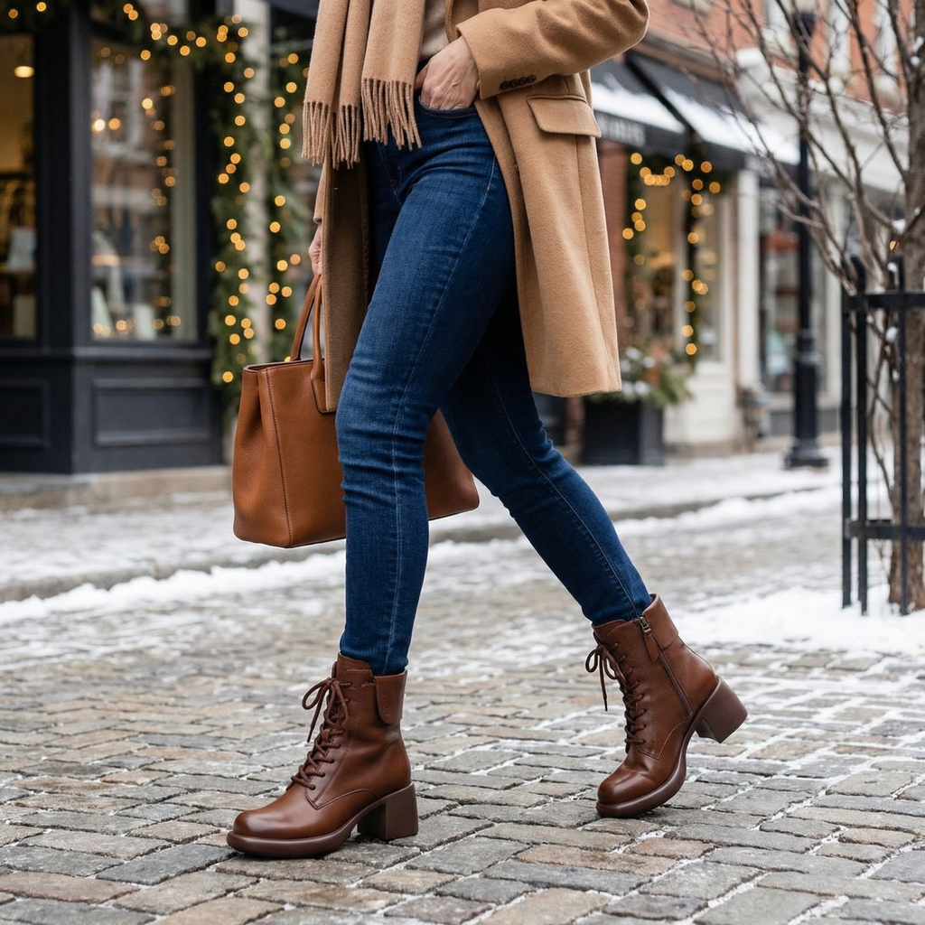 Vintara – Women's Fleece Lined Vintage Ankle Boots