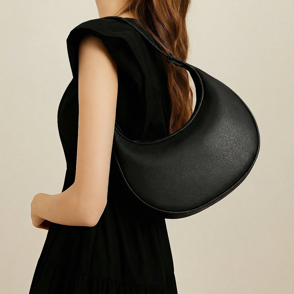 Lunaire – Sculpted Crescent Shoulder Bag