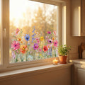 Florenza – Watercolor Wildflower Window Clings