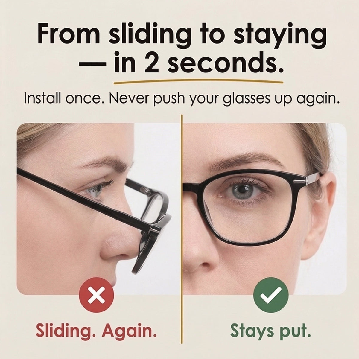 Gripwell – Non Slip Silicone Ear Hooks for Glasses