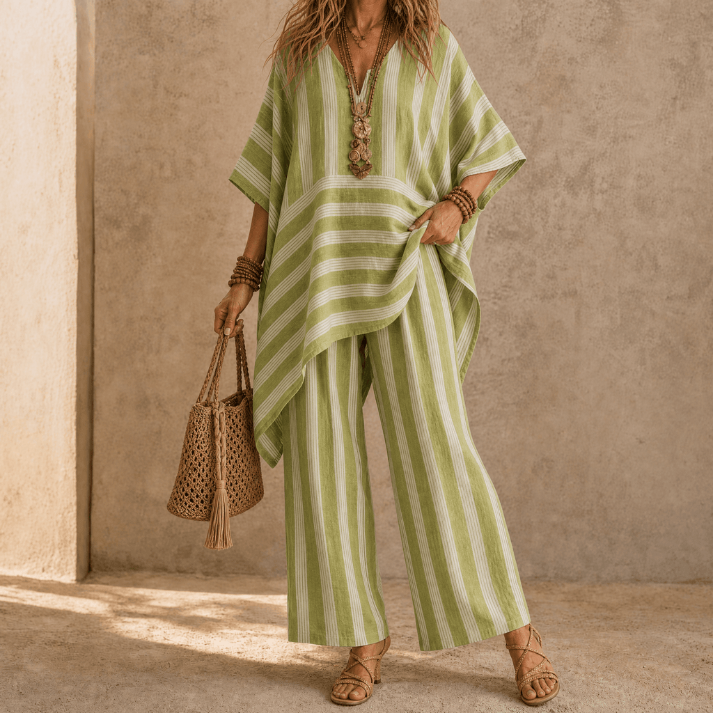 Iluma – Women's Boho Tunic & Wide-Leg Set