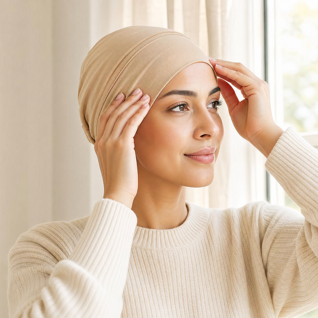 Solenna – Soft Stretch Turban Cap