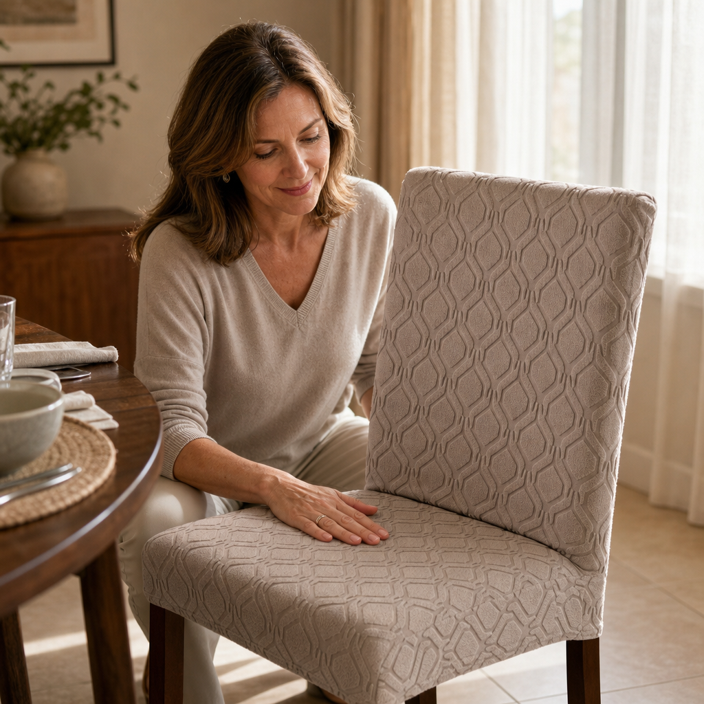 Snugfit – Stretch-Fit Anti-Slip Dining Chair Cover