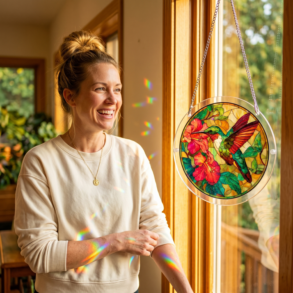 Lunavia – Stained Glass Suncatcher Puzzle
