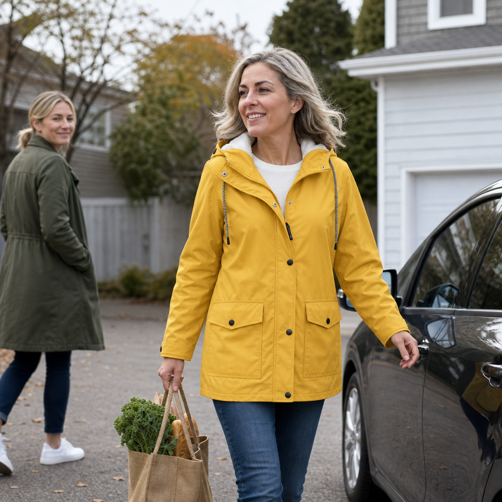 Cozynara – Fleece-Lined Hooded Windproof Jacket
