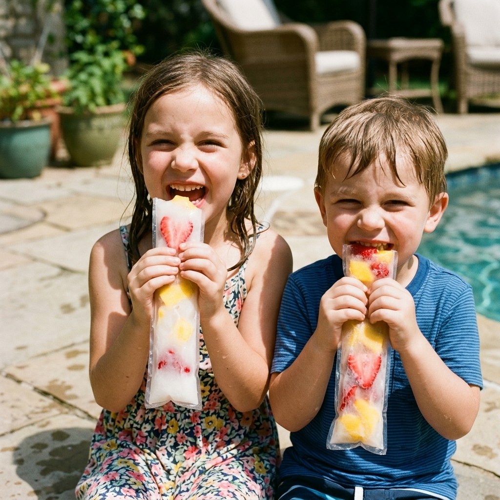 Popsly – Leakproof DIY Popsicle Pouches with Funnel