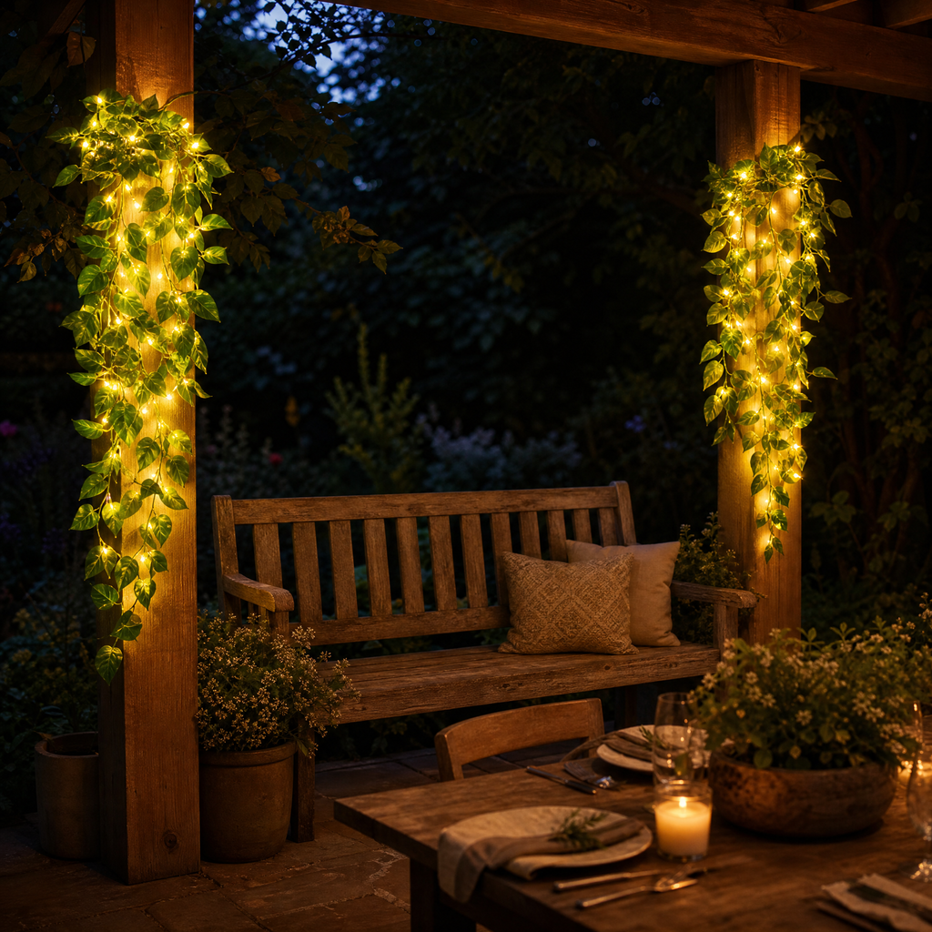 Verdant Vine – Glowing Hanging Vine Light