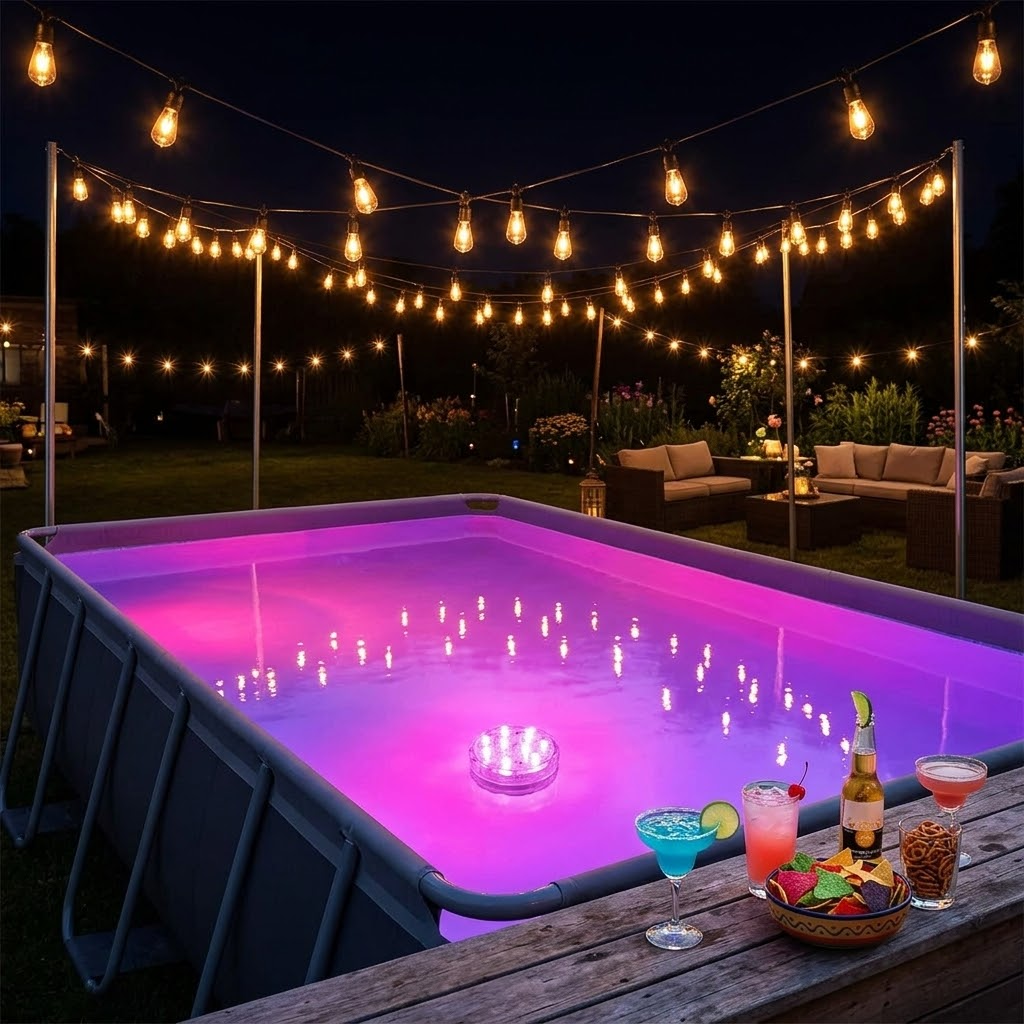 LumaGlow – Submersible Pool Light with Remote (2pack)