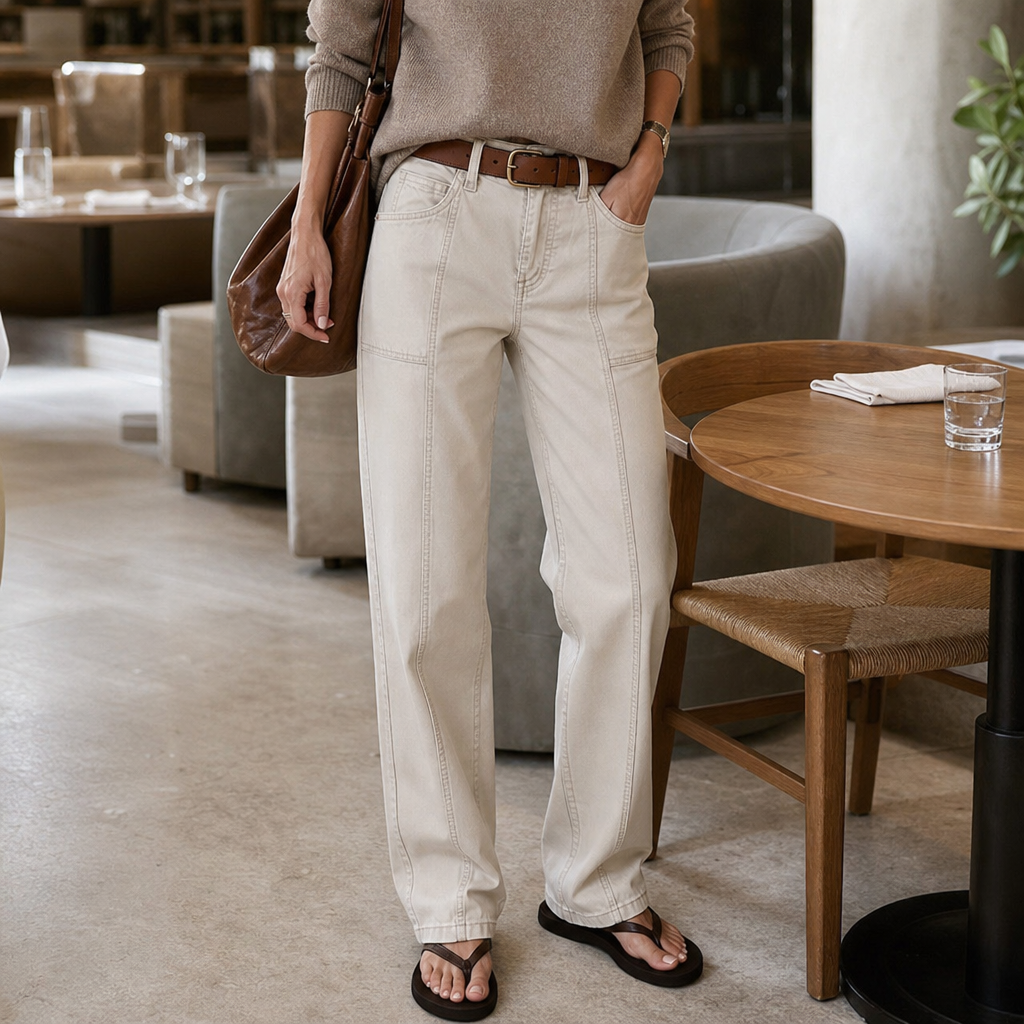 Lunelle – Straight-Leg Utility Trousers