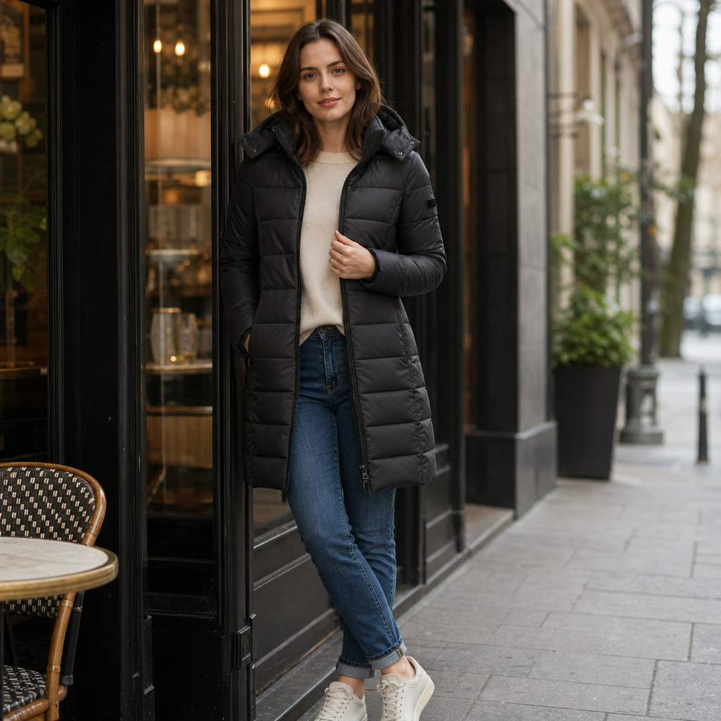 Wearbella – Fill Down Mid-Length Puffer Jacket
