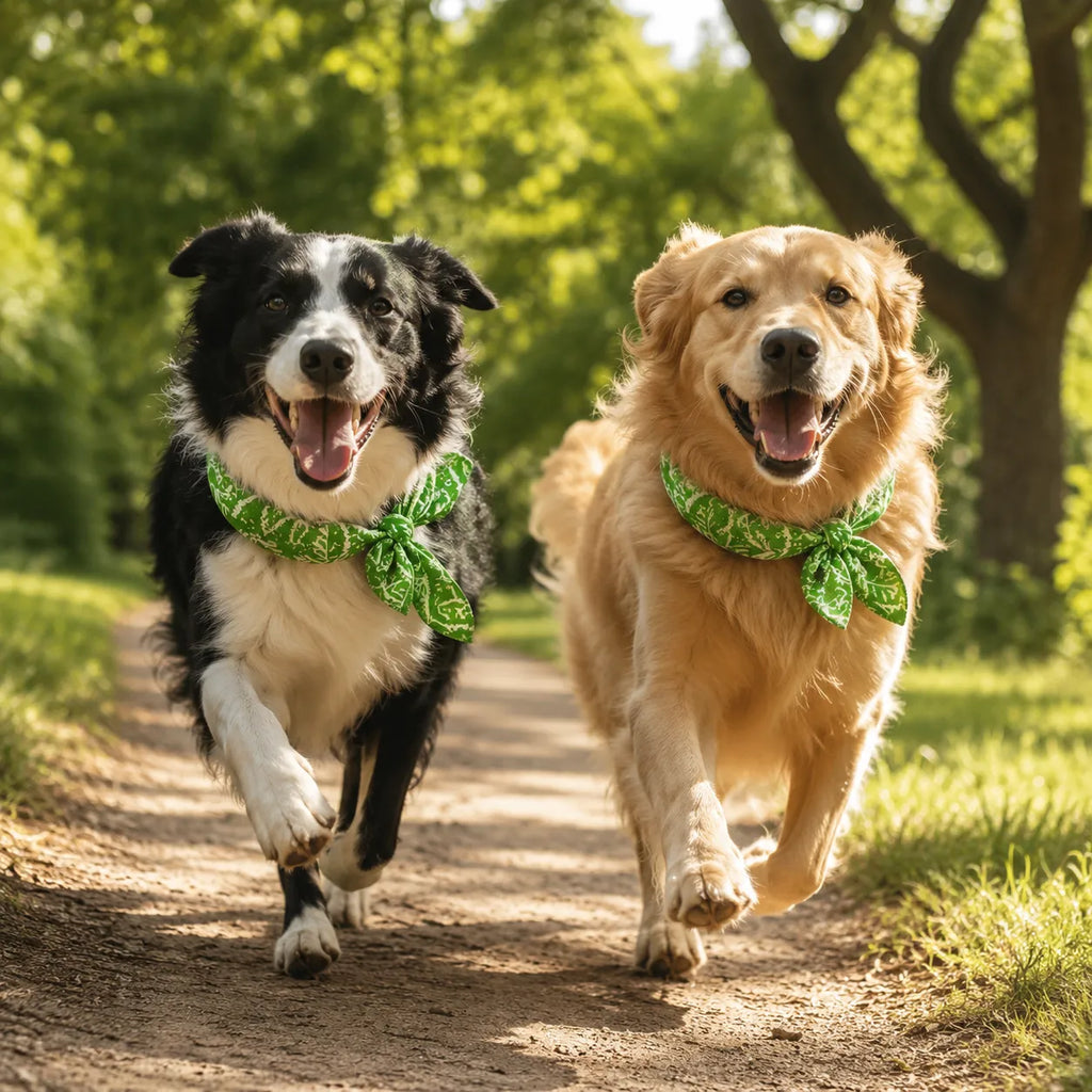 Coolpup – Reusable Cooling Bandana for Dogs, No-Freezer Summer Neck Wrap (2Pcs)