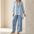 Linova – Women's Artful Linen Two-Piece Set
