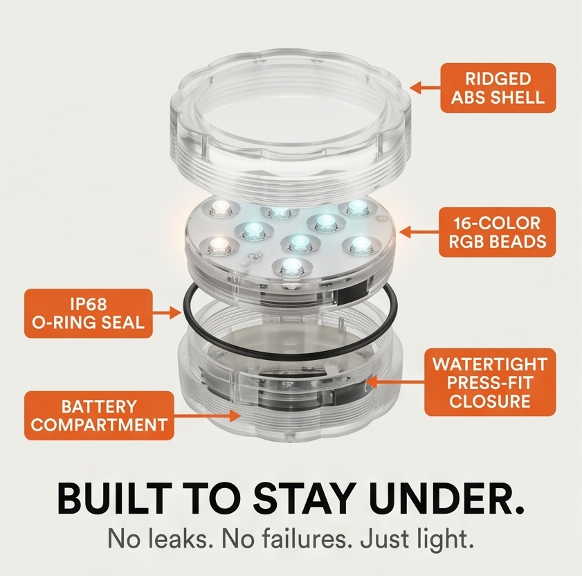 LumaGlow – Submersible Pool Light with Remote (2pack)