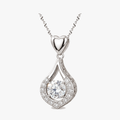 Lunavia – Dancing Stone Teardrop Pendant Necklace