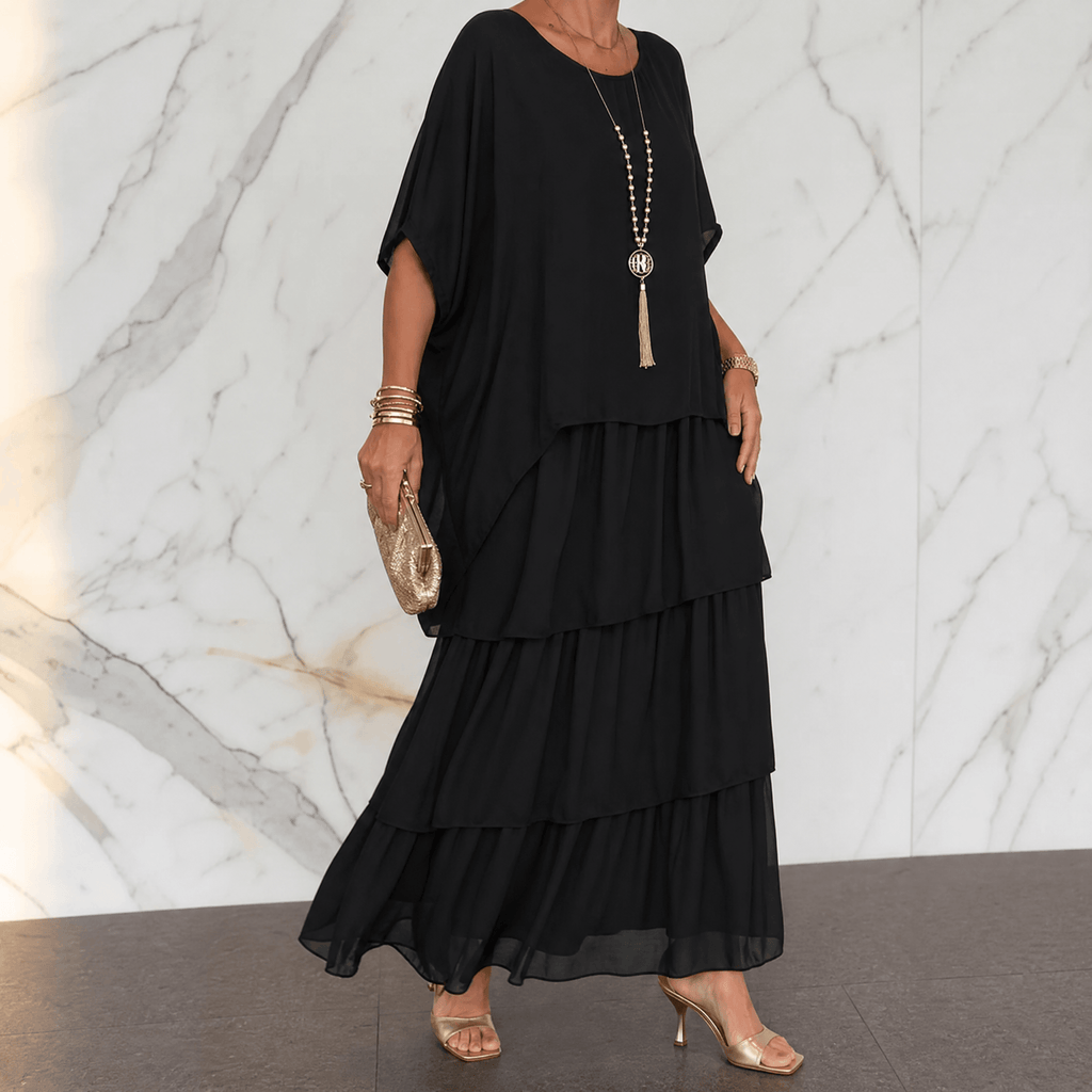 Marella – Women's Elegant Tiered Dress for Events