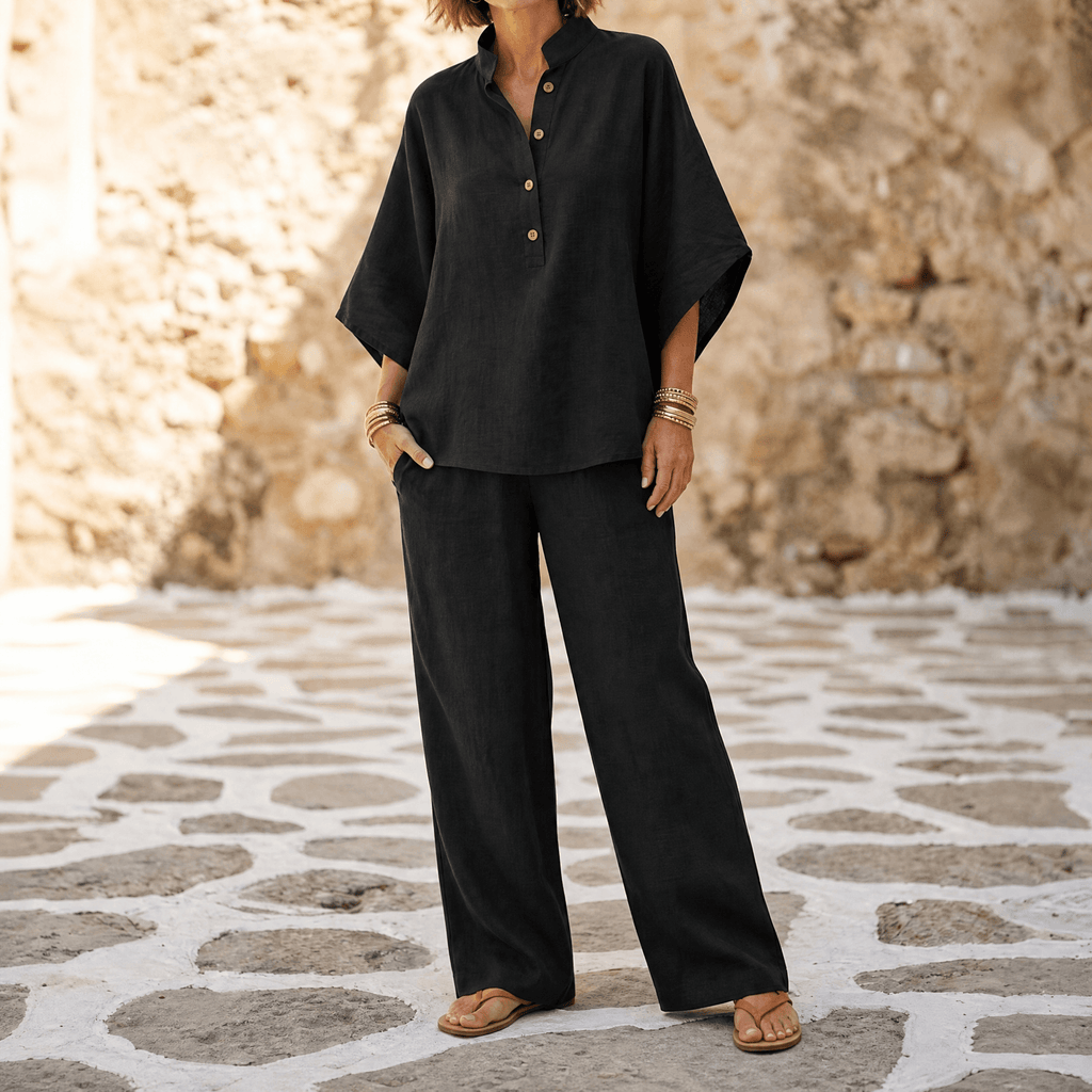 Marelle – Breezy Linen Two-Piece Set for Warm Days