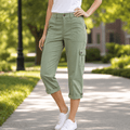 Movana – Women's Comfortable Stretch Capri with Pockets