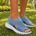 Soleva – Knit Platform Comfort Sandals for Women
