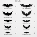 Hauntlow – Foldable LED Glow Halloween Bats (36 pcs)