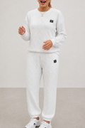 Wearbella – Polyester Knit Sweater And Pants Set
