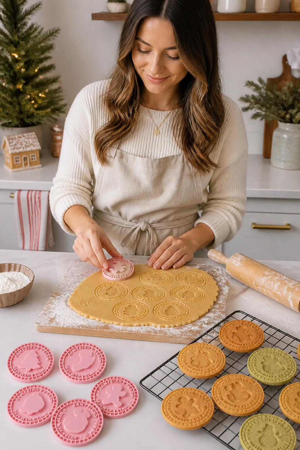 Bakewell Lane – 3D Embossed Cookie Stamp And Cutter Set
