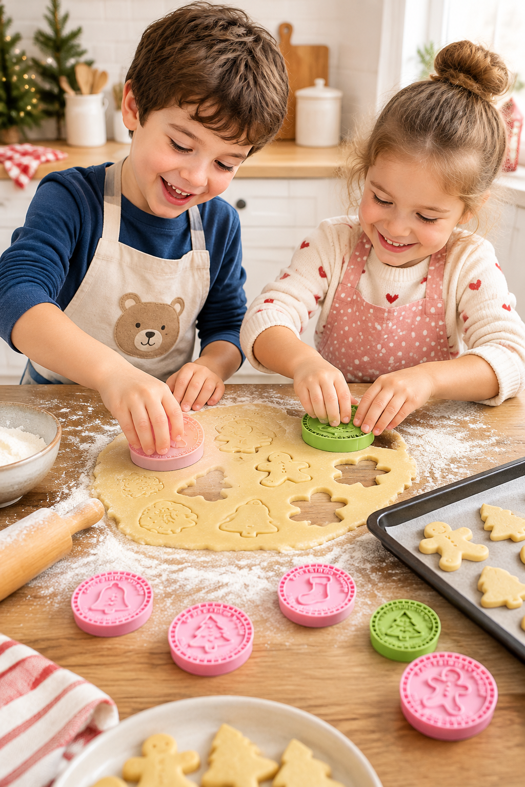 Bakewell Lane – 3D Embossed Cookie Stamp And Cutter Set