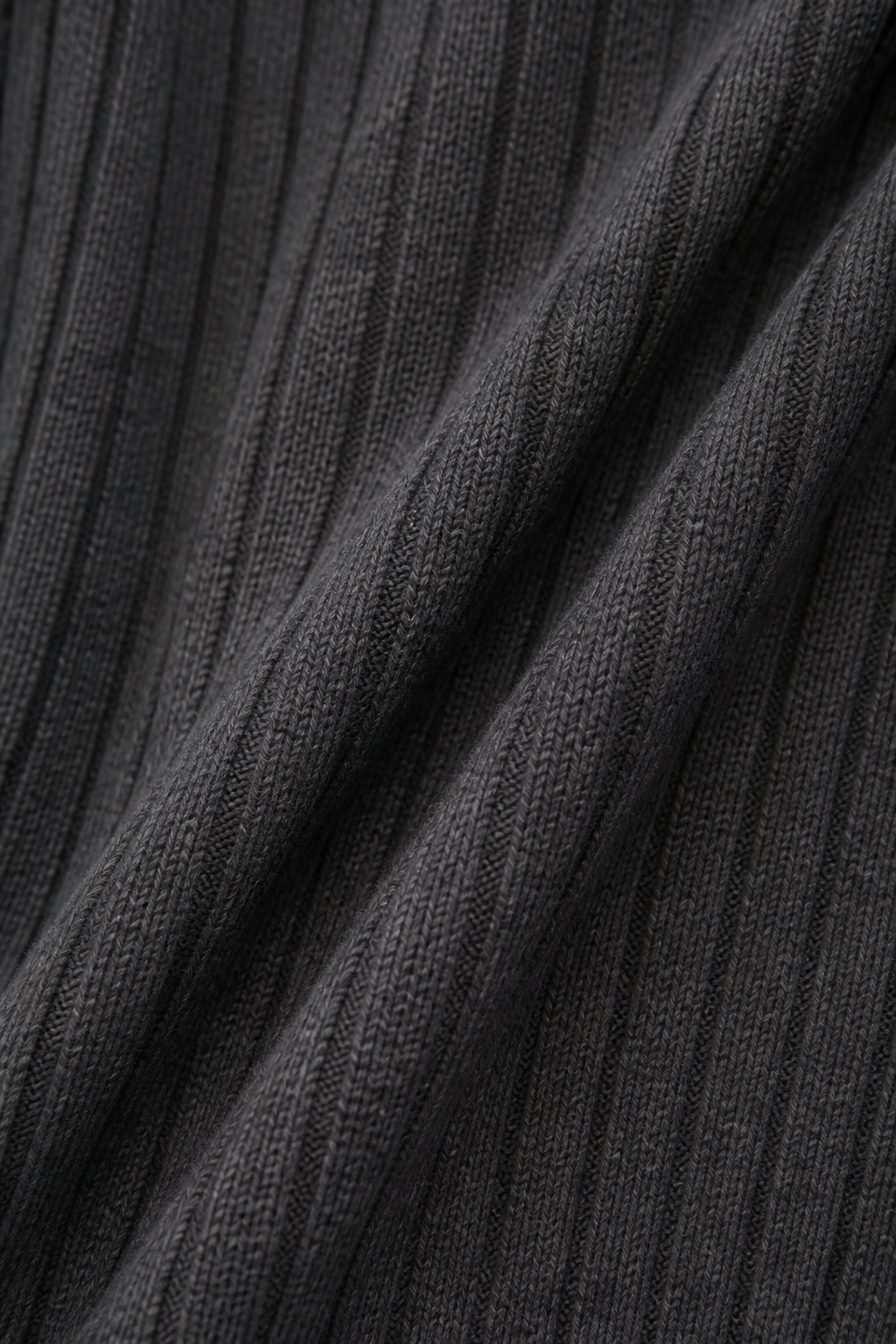 Ribwell – High-Waist Ribbed Knit A-Line Midi Dress