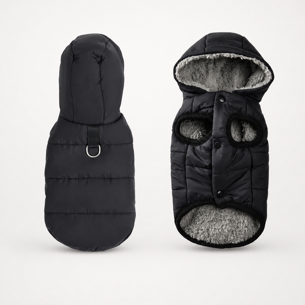 Trekwarm – Windproof Fleece-Lined Dog Coat With Harness Ring