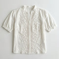 Lunelle – Women's Embroidered White Blouse