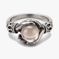 Orbivra – Gothic crystal ball statement ring
