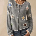 Florabelle – 3D Floral Appliqué Knit Cardigan