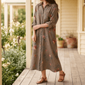 Rosalie – Floral Shirt Dress