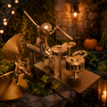 Windplayer – Metal Drummer Garden Stake