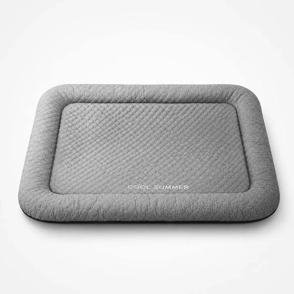 Puralo – Ice silk-like cooling pet bed with raised edges for dogs and cats