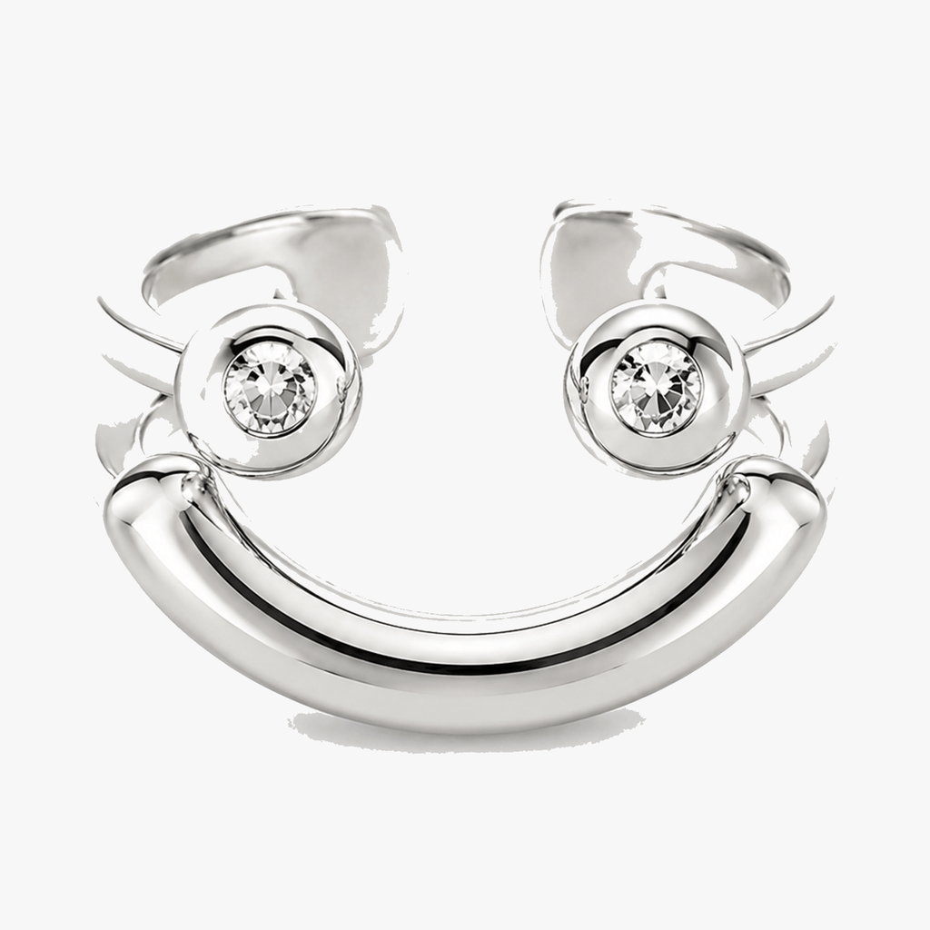 Smivana - Adjustable Smiley Ring, Set of 2