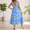 Solveya – Women's Floral One-Piece Swimsuit with Cover-Up Skirt