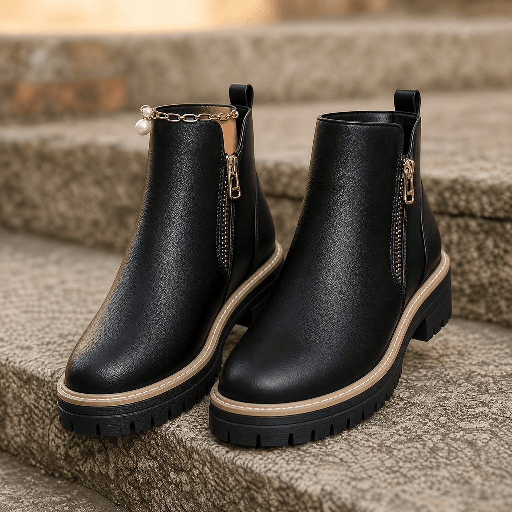 Strida – Women's Cushioned Platform Ankle Boots
