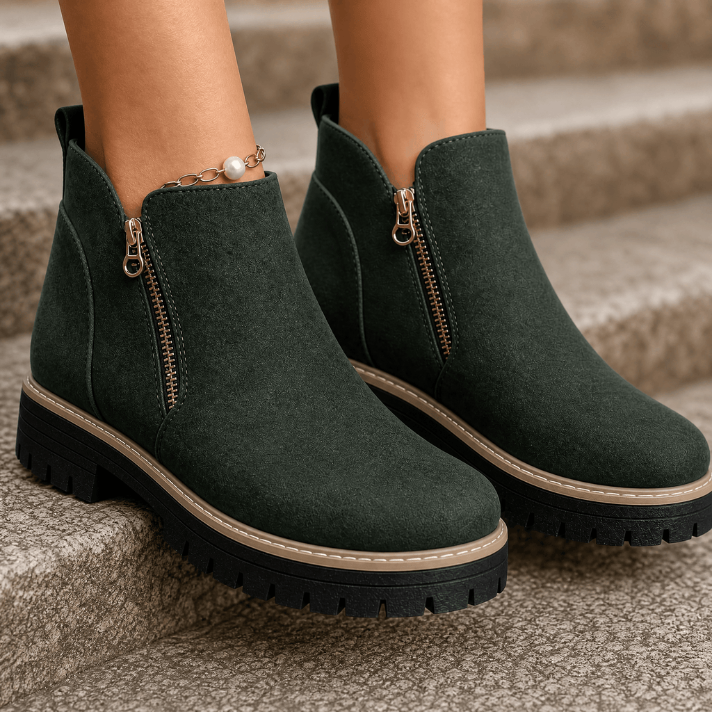 Strida – Women's Cushioned Platform Ankle Boots