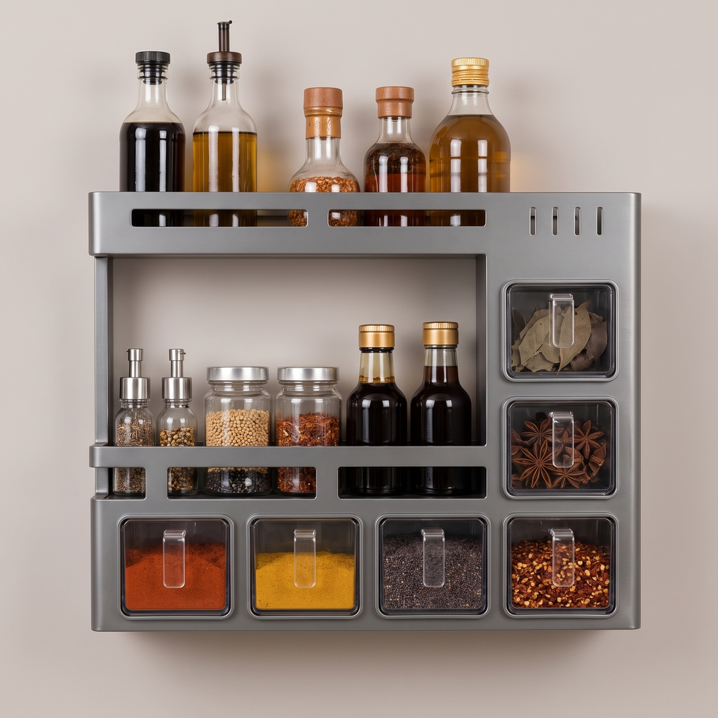 Drynest – Anti-Rust Sealed Sliding Drawer Wall Rack